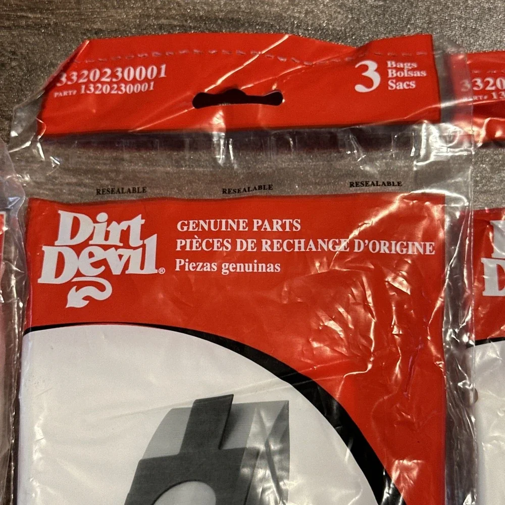 21 BAGS Genuine Parts Dirt Devil TYPE K Upright Stick Vacuum Bags 3320230001‎